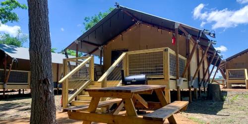 Fentress Other | Cozy Safari Tent with Barbecue in Staples, Texas