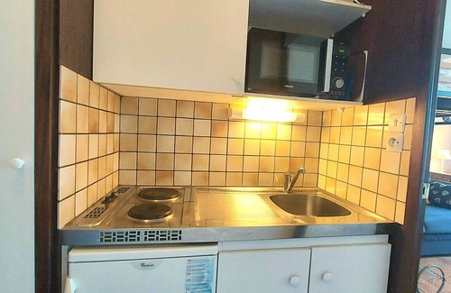 Plagne Centre Apartment | Cozy studio in Plagne Centre with direct slope access