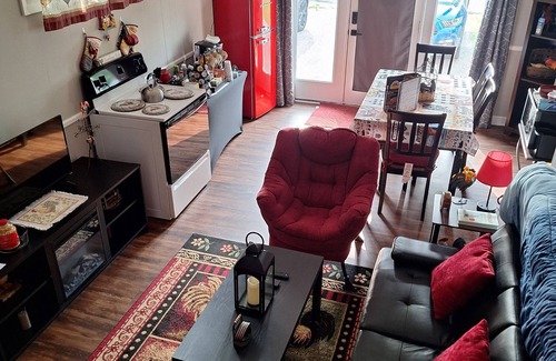 Hopewell Apartment | Cozy Suburban Nest Guest Suite separate from main home with hottub