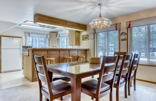 Overlook Park House | Cozy Sunriver Home with Hot Tub, Wood Stove, SHARC Passes