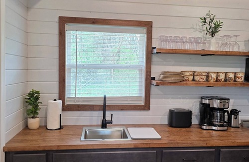 Goreville Cabin | Cozy Tiny Cabin near Ferne Clyffe and Lake of Egypt with Wi-Fi