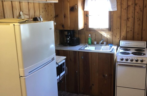 Pentwater Cabin | Cozy "Up North" Cabin in the woods with Pentwater Lake frontage and access