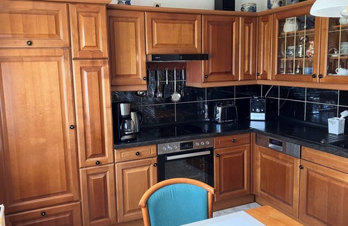 Urnshausen Apartment | Cozy vacation apartment in the Rhön with a beautiful view from the balcony