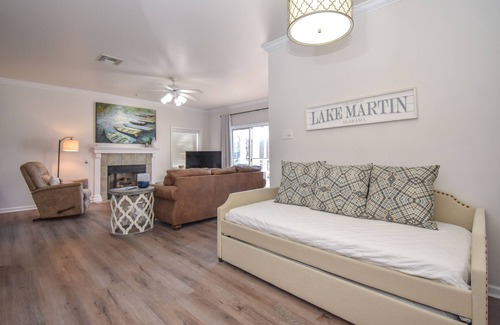 Dadeville Condo | Cozy Water Front Condo on Lake Martin. Boat Slip. Bottom floor walk-out unit.