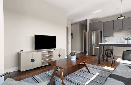 Downtown Minneapolis Apartment | CozySuites Marquee | pool, gym #11