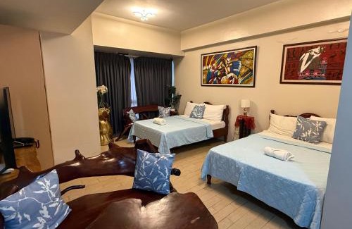 Pasay Apartment | Cozyvilla at 81 Newport Blvd walk to NAIA T3 Marriott & Resorts World Casino & Newport Mall for 5 Pax FREE PARKING!
