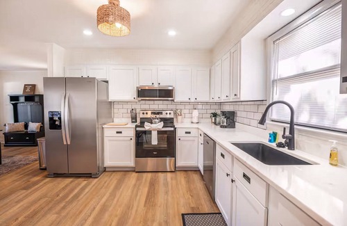 North Charleston House | Creola Charm - 3BR, 2BA with Hot Tub, Fire pit and Washer/Dryer