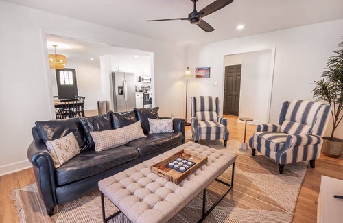 North Charleston House | Creola Charm - 3BR, 2BA with Hot Tub, Fire pit and Washer/Dryer