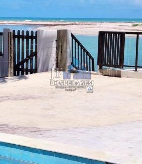 Ilha de Itamaraca Apartment | CS1-Casa para até 8 pessoas andar superior com ar praia do sossego itamaracá PE