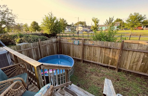 Bayou St. John House | Cute Pool + Porches on Greenway near FQ, Streetcar, Cute & Bright 3BR on Greenway!