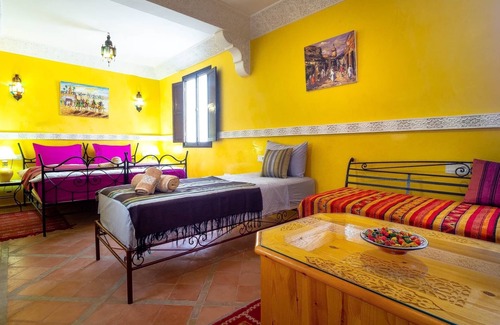 Mechouar-Kasbah House | Deluxe Triple Room Plus - Until 4 people