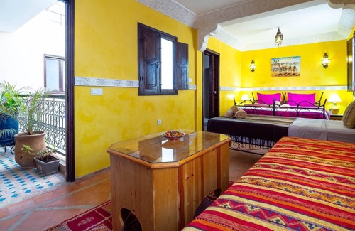 Mechouar-Kasbah House | Deluxe Triple Room Plus - Until 4 people