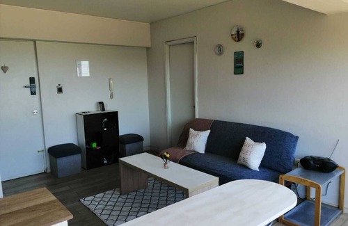 Vina del Mar Apartment | Departamento Frente al Mar, a Pasos del Reloj de Flores. Locomoción a la Puerta