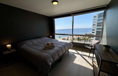 Vina del Mar Apartment | Depto remodelado vista al mar en Avda San Martin