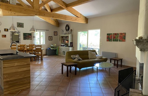 Vagnas House | Detached house with swimming pool and mature Ardèche garden