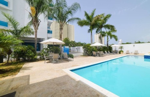Villas Del Mar Apartment | Elegant Blue Marine Apartment at Juan Dolio