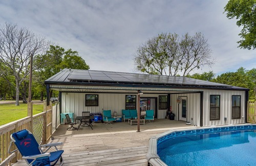 Tool House | Dog-friendly lakeside with pool, firepit & dock