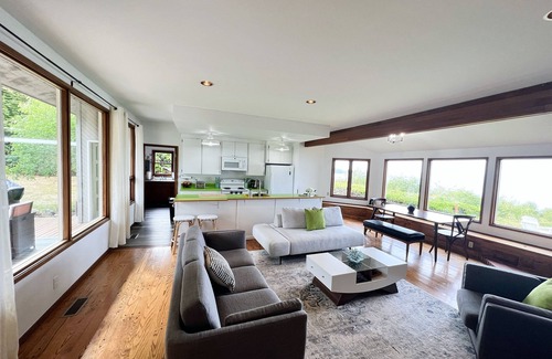 Hansville House | Dog-friendly oceanfront home, magnificent water views, minutes from beach!