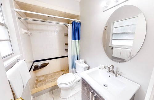 Northside House | Dog-friendly retreat with a private saltwater pool, inviting patio & W/D