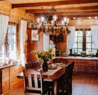 gmina Stezyca House | Dom Zielarki z widokiem na jezioro, sauna, balia