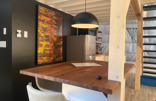 Perce Ski Chalet | Dome #2 forested at Domaine Renard