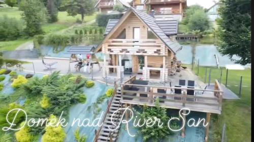 Olchowiec House | Domek Nad River San - pierwsza linia brzegowa - balia - łodzie - basen