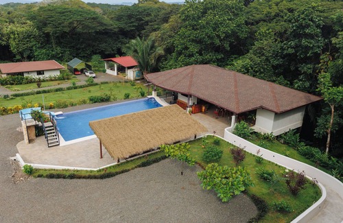 Caletas Villa | Double Queen Suite in Playa Coyote, Double Queen Suite just steps from pool and bar