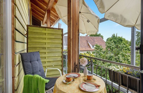 Radolfzell am Bodensee Apartment | Double Room with Lake View, Balcony and Wi-Fi