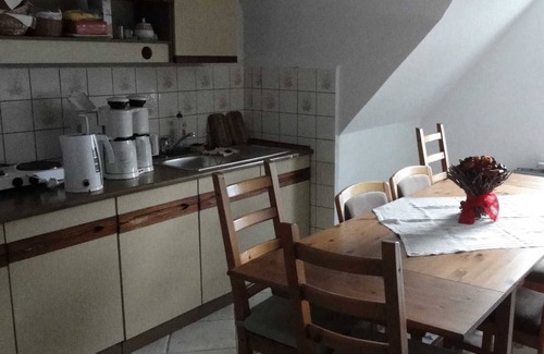 Lubkow Apartment | Double room 25 m² (shared bathroom) - Reetdachhaus Landhaus Ulrich