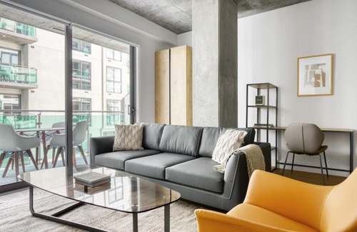 City West Apartment | Downtown 1BR w Pool Gym WD nr Staples Center LAX-542