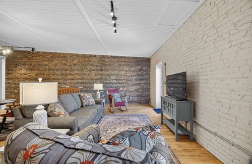 Fayetteville Apartment | Downtown Loft w/Balcony. Walk to Shops & Eats.