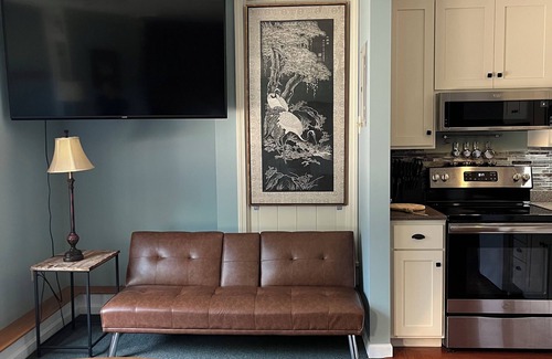 Auburn Apartment | Downtown studio/open concept with king bed. Pets welcome