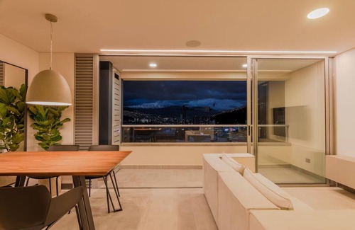 Castropol Apartment | Downtown View 2BR at Poblado King Beds AC Pool