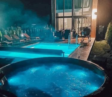 Palanga Villa | DREAM HOUSE PALANGA WITH PRIVATE SWIMMING POOL, Hot Tub and Sauna