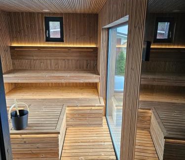 Palanga Villa | DREAM HOUSE PALANGA WITH PRIVATE SWIMMING POOL, Hot Tub and Sauna