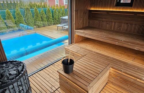 Palanga Villa | DREAM HOUSE PALANGA WITH PRIVATE SWIMMING POOL, Hot Tub and Sauna