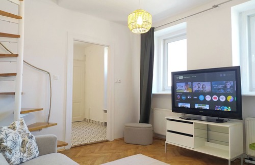 Keszthely Apartment | Duplex 2-bedroom apartment in enchanting Keszthely with AC, WiFi and balcony