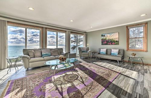 East Tawas House | East Tawas Home with Patio, Lake Huron On-Site