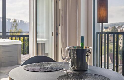 Altenbeken Apartment | Egge Resort 7c mit Whirpool u Sauna