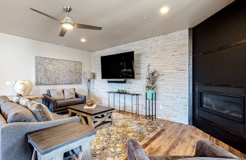 South Lake Tahoe House | Elegant Condo w/Private Hot Tub, Decks, Gas Fireplace, Gas Grill, & Free WiFi