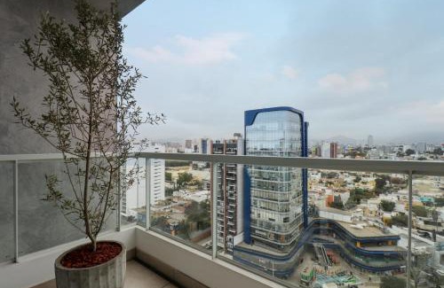 San Antonio Apartment | Elegant Duplex with Modern Balcony in Miraflores