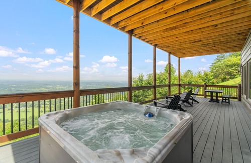 Sevierville Cabin | Elegant Indoor Pool/Theater/Game Room/Dog Friendly-Sleeps 20