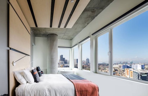 River North Art District Hotel | Elegant Mountain View Suite with Spacious Interiors and Stunning Scenic Views