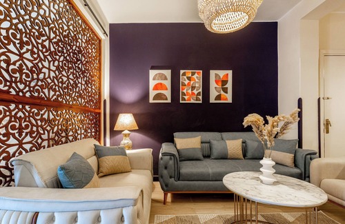 Gezira Apartment | 🌿 Elegant studio in the artists' quarter | air conditioning | Zamalek 🌿