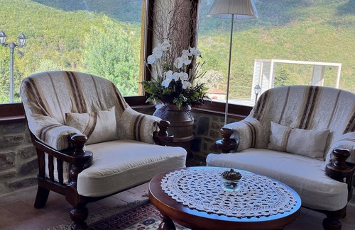 Castel Focognano Villa | Elegant Villa with pool in the Tuscan countryside, between nature and comfort.