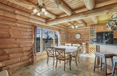 Summit Station Cabin | Enchanted log cabin with lake view