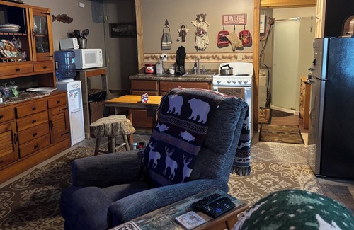 Frederic Cabin | Enchanting cabin with AC in charming Frederic. 1 bedroom studio in the woods