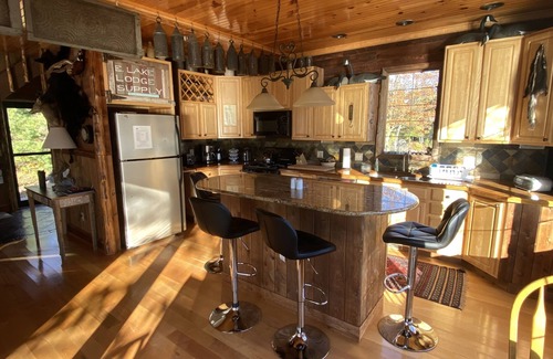 Mohawk Cabin | Enchanting Views from Unique Hand Crafted Waters Edge Cottage