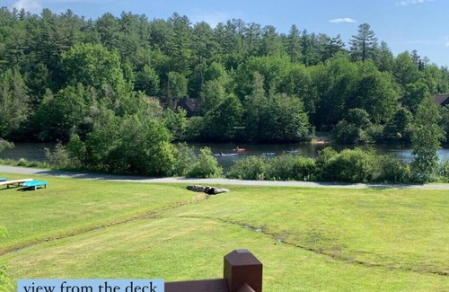 Grantham Condo | Enjoy beautiful water views from this light-filled condo with three levels of furnished living space