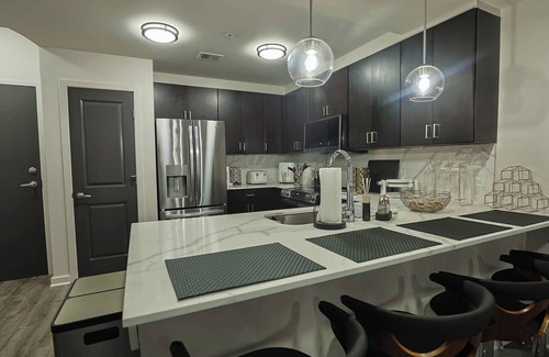 Midtown Apartment | Enjoy luxury and comfort in our stylish 1-bedroom,